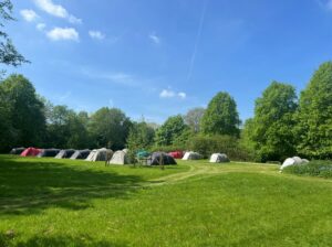 Family camping area