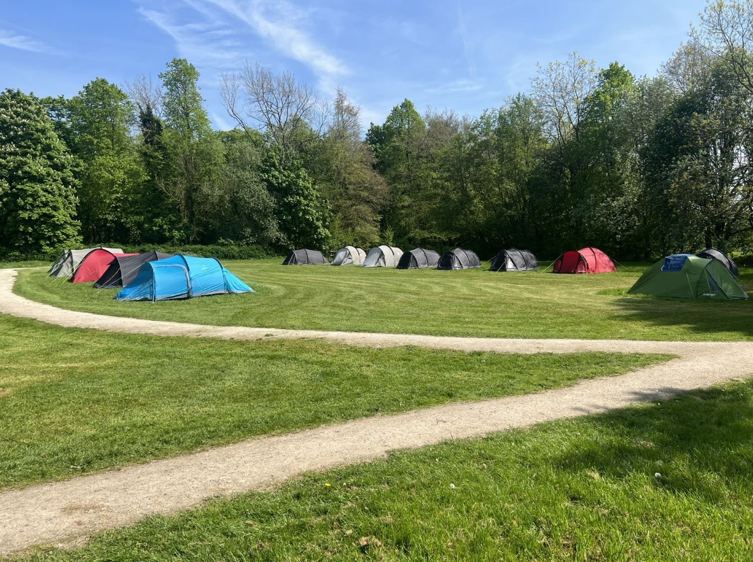 Meadow camping area